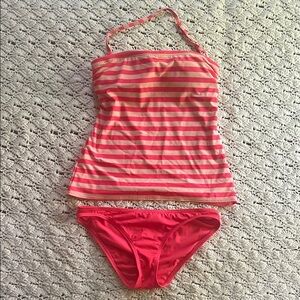 Flirty Kate Spade Coral Tankini Swimsuit